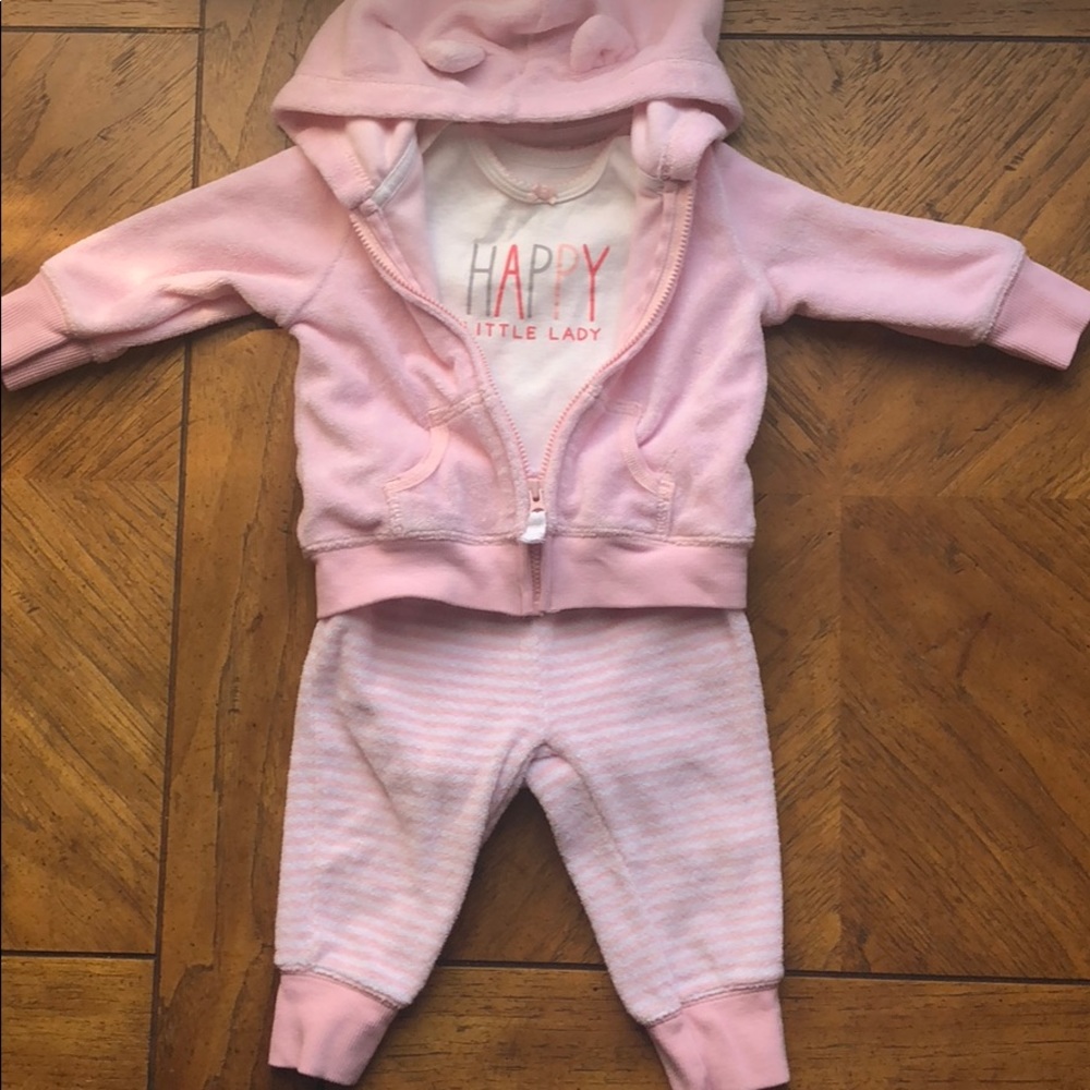 💜Carters 3-piece outfit
